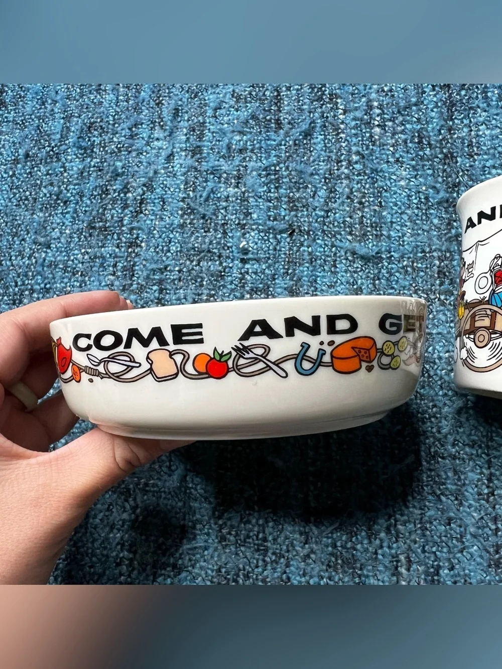 Gorham Mickey Mouse Walt Disney Tea Cup and Small Plate Fine China Set Western